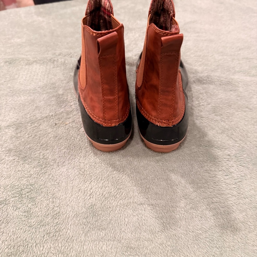 Yoki Women's Winter & Rain Boots - Brown and Black size 9 - Picture 4 of 8